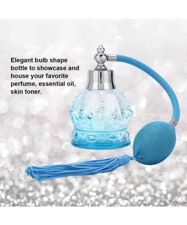 ZJchao 80ml Refillable Perfume Bottle - Carved Glass Spray Atomizer for Travel | Luxury Empty Fragrance Container - Buy Online on GoSupps.com