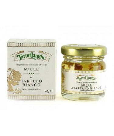 Tartuflanghe - Miel d'acacia aux truffes blanches (Tuber magnatum Pico) 50g