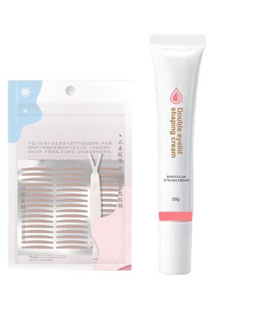Double eyelid styling cream Invisible Double Eyelid Shaping Cream waterproof invisible double eye-eyelid shape cream with Stick & 120 PCS Double Eyelid Tape (1)