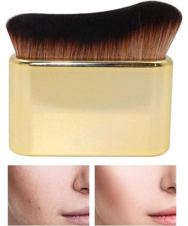 Siren Brush Because Pro Siren Brush Foundation Brush for Liquid Makeup Cream or Flawless Powder CosmeticsConcealers Cream Powder Body Brush (1 pcs gold)