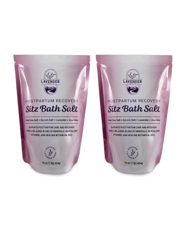 Lavender Sitz Bath Salt | Sitz Bath Soak | New Mom Gifts for Women | Postpartum Gifts | Sitz Bath for Postpartum Care | Post Partum Self Care 2 lbs