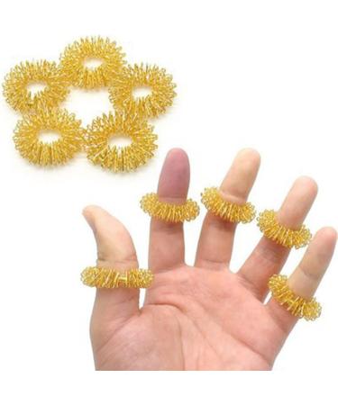 DENUVI Finger Massager Ring - 5 Pack Acupressure Fingertip Massage for Health Care | International Shipping - Buy Online on GoSupps.com