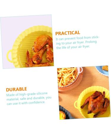 Alipis 3pcs Air Fryer Pad Air Fryers Airfryer Roasting Pan Air Fryer Grill Plate Baking Pan Washable Basket Whitex3pcs 21X18.5X4CMx3pcs - Buy Online on GoSupps.com