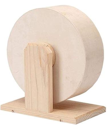 MMIAOO Rotating Ferris Wheel Hamsters Hamster Running Toy - Wooden Silent Bracket Running Wheel for Hamster Guinea Pig Hedgehog Chinchilla (32cm) - Buy Online on GoSupps.com