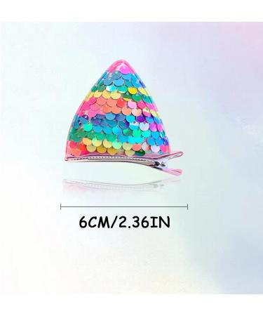 6 PCS Cat Ears Hair Clips Hair Clips for Girls Cat Ear Hair Barrettes for Kids Cute Glitter Sparkly Cat Ear Hair Clips Animal Hair Pins for Girls Toddlers Kids Fun Hair Accessories for Parties - Buy Online on GoSupps.com