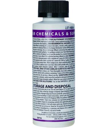 Five Star IO Star 4oz Brew Sanitizer - Low-Foaming Iodophor - Buy Online on GoSupps.com