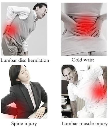 Tylxayoxa Lordosis Support Belt | Breathable Back Pain Relief for Herniated Disc & Sciatica | Self-Warming | Unisex | Size M - Buy Online on GoSupps.com