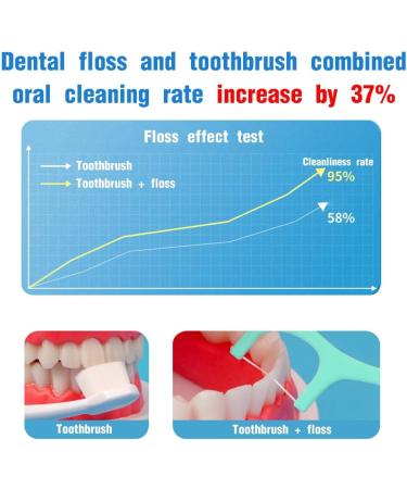 Ustnir Tooth Flap Sticks - 100 Dental Floss Picks for Whiter Teeth | Mint Flavor Fresh Breath Interdental Cleaning Disposable Tooth Cleaners - Buy Online on GoSupps.com