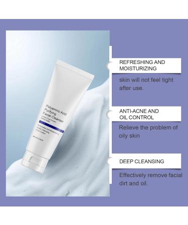 Captree Gentle Exfoliating Face Wash Deep Pore Cleanser | Amino Acids & Hyaluronic Acid & Collagen | Daily Facial Wash 80g / 2.82 Oz - Buy Online on GoSupps.com