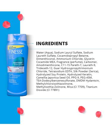FINESSE 2 in 1 Texture Enhancing Shampoo & Unisex Conditioner - Self Adjusting 13 Ounce | Best for All Hair Types - International Shipping Available - Buy Online on GoSupps.com