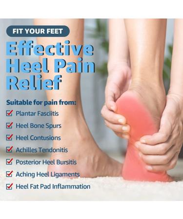 Dr. POTTER+ Heel Cups for Plantar Fasciitis Relief - Large Size | Heel Pain and Spurs Support for Men & Women - Buy Online on GoSupps.com
