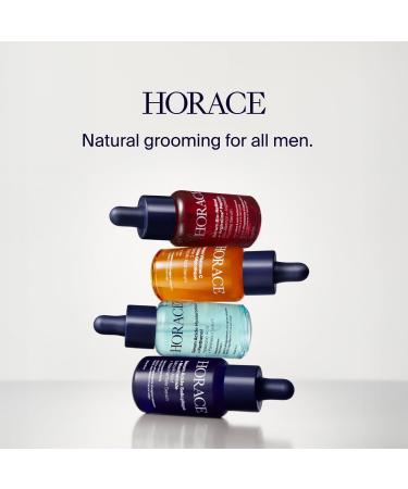 HORACE Vitamin C + Glycolic Acid Face Serum for Men Brightening Facial Treatment for Dull Skin Radiance Boost and Even Complexion Vegan Skincare for All Skin Types Unscented 30ml - Buy Online on GoSupps.com