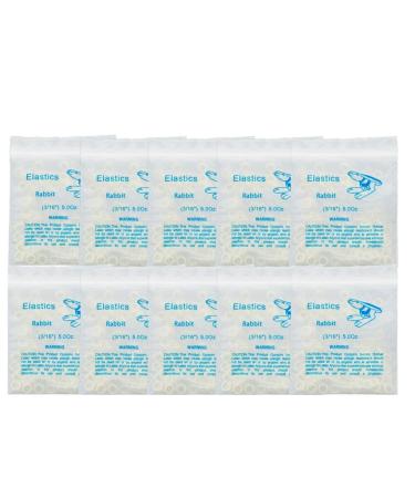 1000Pcs Orthodontic Elastics Rubber Bands 5.0Oz Dental Rubber Traction Bands Latex Ties 5.0 Ounces 1/4 3/16 1/8' 5/16'' 3/8'' (5.0Oz 3/16'' Rabbit) 5.0 Ounce 3/16'' Rabbit