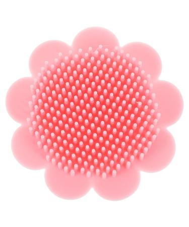 MILISTEN Silicone Body Scrubber Shampoo Massager Brush Scalp Exfoliator for Baby  Baby Shampoo Brush Mitt  Hair Scalp Massager Shampoo Brush Baby Silicone Scrubber Mitt for Kids  Kids Shampoo Pink