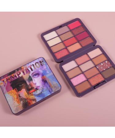 Palette de fards paupi res 24 couleurs tons chauds mats scintillants marron brillant imperm able nacr paillettes tons terrestres longue tenue portable marron chaud