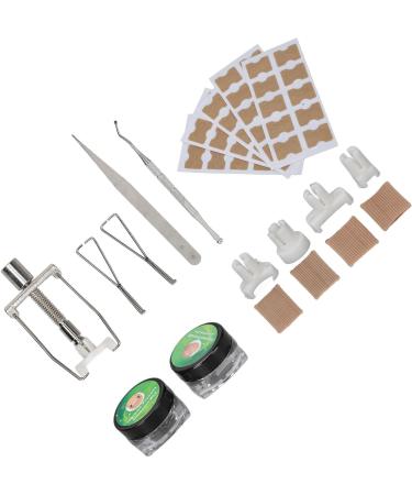 Ingrown Toenail Treatment Kit with 12 Toenail Braces Stainless Steel Corrector for Curved Ingrown Toenails - Buy Online on GoSupps.com