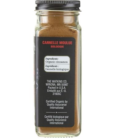 Watkins Gourmet Organic Spice Jar Ground Cinnamon Non-GMO Kosher 71 g - Buy Online on GoSupps.com