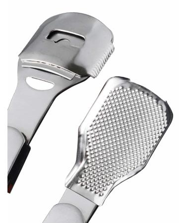 Foot Callus Remover with Solid Wood Handle, 10 Replacement Blades and Foot File Heads - Buy Online on GoSupps.com
