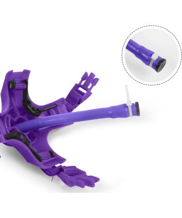 Adjustable Handles Pogo Ball | Air Pump Included | Balance Exercise for Kids & Adults | Max 200LB Load | Purple - Buy Online on GoSupps.com