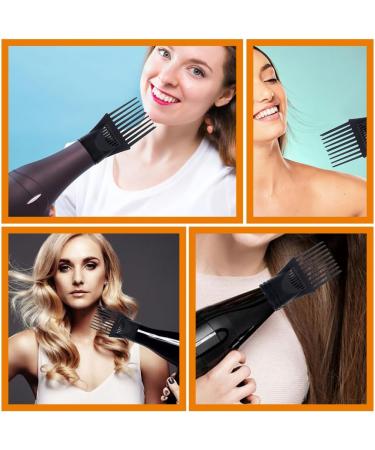 Healeved Blow Dryer Comb Attachment 5pcs Blow Dryer Pick Attachment Hairdressing Wind Blow Cover Comb Attachment Nozzle Hair Dryer Drying Flat Nozzle Styling Tool - Buy Online on GoSupps.com