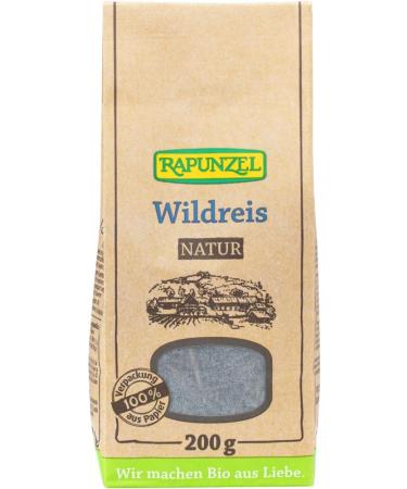  Rapunzel Rapunzel Organic Natural Wild Rice / Whole Grain (6 x 200g) - Buy Online on GoSupps.com