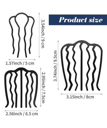 Vintage Meatball Hair Styling Tool Set - 3 PCS Hair Fork Clip & Combs for Updo Bun - Women's Hair Accessories - Buy Online on GoSupps.com