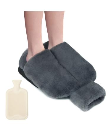 Dawri's foot warmer foot warmer without electricity 2 in 1 foot heat bottle Super soft & warm heating cushion Feet Suitable large format for warm toe warmer for men women children and adults