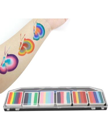  Haofy Haofy Body Colour Palette 60G 6 Types Facemal Water Based Kit Quick Drying Safe for Teaching Signs Scene Art for Cosplay Scene Panels Lightly - Buy Online on GoSupps.com