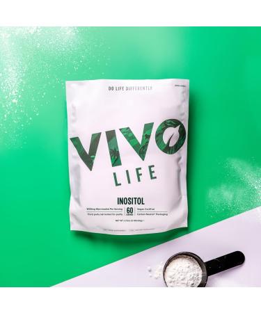 Vivo life Inositol Powder Supports the Natural Body Rhythm and Overall Wellness 60 Servings Vegan - Buy Online on GoSupps.com