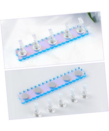 Housoutil 1 Set Nail Practice Bracket Manicure Tools Practice Nail Racks Nail Display Convenient Nail Racks Nail Art Stand Convenient Nail Stands Paint Brishes Alloy Magnet Personality Base - Buy Online on GoSupps.com