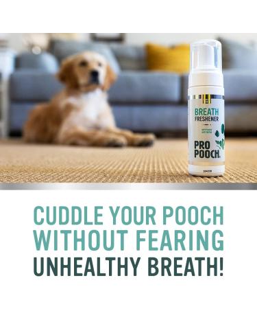 Pro Pooch Dog Breath Freshener - Combat Bad Breath, Tartar & Plaque Build Up - Dog Mouthwash for Fresh Breath & Oral Hygiene - Safe for Your Pooch or Cat - Buy Online on GoSupps.com