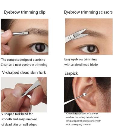 Eight in one Nail Clipper Set Nail Clippers Manicure Kits Suitable for Home Workplace Outdoor Travel Gift Giving - Buy Online on GoSupps.com