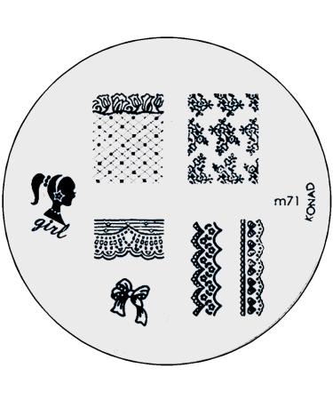Premium KONAD Stamping Nail Art Set - 8 Stencils + 1 Stamper/Scraper | International Shipping Available - Buy Online on GoSupps.com