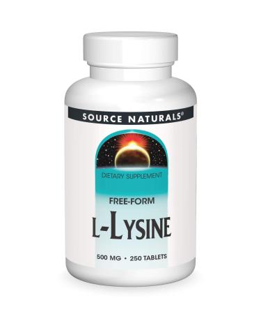 Source Naturals L-Lysine 500 mg 250 Tablets