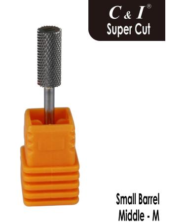 Super Cut Upgrade Edition Small Barrel Nail Drill Bit for Electric Manicure Drill Machine Remove the Nail Gels Acrylic Gels or Dip Powder (Middle -M) - Buy Online on GoSupps.com
