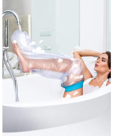 Buy Besumyn Waterproof All-in-Legs Cover for Showering & Swimming | Protect Toes Ankles & Leg Wounds Internationally - Buy Online on GoSupps.com