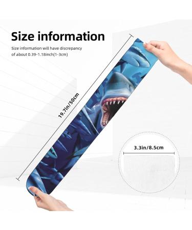 Hungry Shark Compression Socks for Men & Women | 15-20 mmHg Circulation Support for Running & Cycling - Buy Online on GoSupps.com