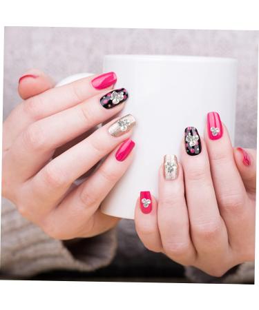FRCOLOR 80 Pieces Nail Accessories Rhinestones DIY Nails Nail Set Nail Art Decor Nail Dotting Pen Ornament Nail Craft Decorations Nail Charms Unique Decorate Suite Decorations Zinc Alloy - Buy Online on GoSupps.com