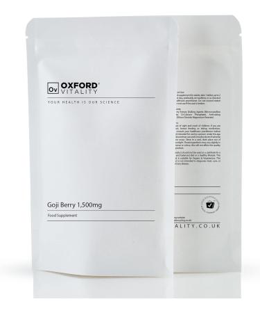  Ov OXFORD VITALITY Oxford Vitality Goji Berry Tablets 1500 mg - Buy Online on GoSupps.com