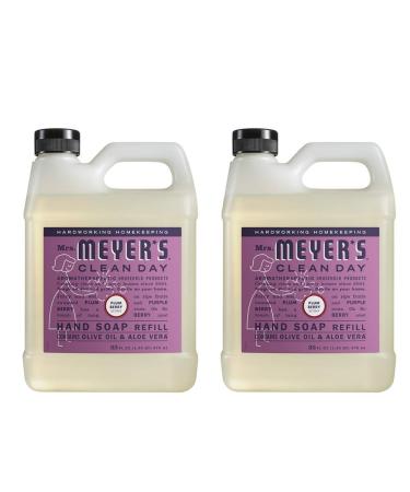 Mrs. Meyer’s Clean Day Liquid Hand Soap Refill, Plum Berry, 33 oz. (2 Pack) 33 Fl Oz (Pack of 2)