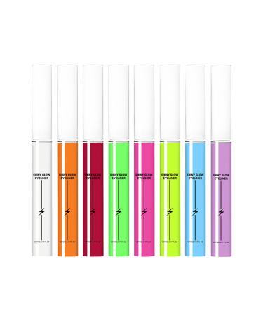 Eyeliner Pen Long-Lasting Glow-in-the-Dark Effect Fluorescent Makeup Eyeliner Pencil For Daily Use School Home Outdoors Travel Business Trips Halloween