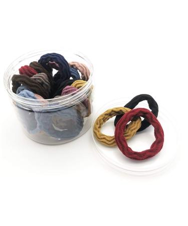 High Elastic Thick Hair Ties - 20 Pcs Ponytail Holders in Multiple Colors - Buy Online on GoSupps.com