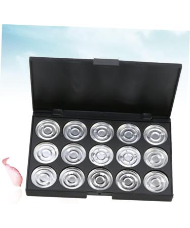 Healvian 15 Empty Cosmetic Case Cosmetic Cases for Traveling Eyeshadow Case Empty Makeup Eye Shadow Silver - Buy Online on GoSupps.com
