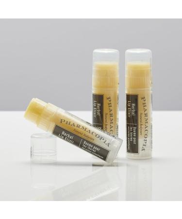 Pharmacopia Chamomile Tangerine Vegan Lip Elixir - Nourishing Vegan Herbal Lip Balm with 100% Natural and 70% Certified Organic Ingredients 0.25 Oz Pack of 3 - Buy Online on GoSupps.com