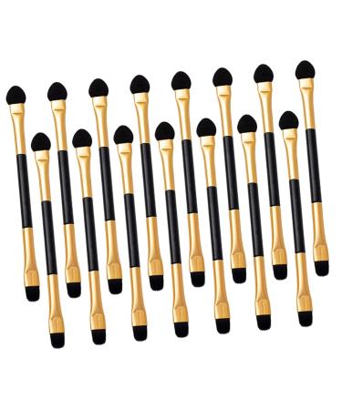 WOONEKY 15pcs Eye Shadow Brush Double Ended Eyeshadow Brush Sponge Makeup Applicator Makeup Supplies Plastic