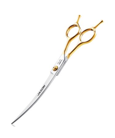 JASON 7.5 inch curved dog scissors grooming scissors for dogs and cats - Buy Online on GoSupps.com