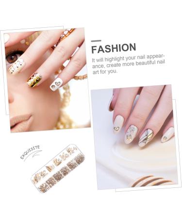 Beatifufu 1 Box Nail Art Flat Drill Nail Decor Manicure Supply Manicure Accessories Nail Salon Accessory Nail Patches Nail Ornament Nail Accessories DIY Manicure Decors Nail Jewelry Decor - Buy Online on GoSupps.com
