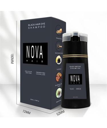 Nova Hair Dye Shampoo Nova Hair Instant Dye Shampoo for Men & Women (Dark Brown) - Buy Online on GoSupps.com