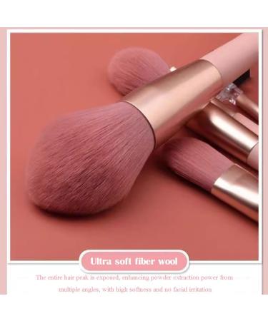 8-Piece Makeup Brush Set with Blush Concealer Eyeshadow Foundation Eyeliner & Powder Brushes - Includes Makeup Bag - Perfect for All Skin Types - Buy Online on GoSupps.com