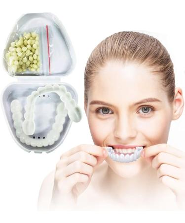 Buy WTTFC 2 Pairs Cosmetic Teeth - Temporary Dentures & Dental Repair Kit for Missing Broken Teeth - Instant Veneers & Granules - International Shipping Available - Buy Online on GoSupps.com